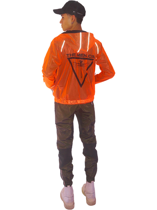 Jacket Neón Reflex Hombre Naranja