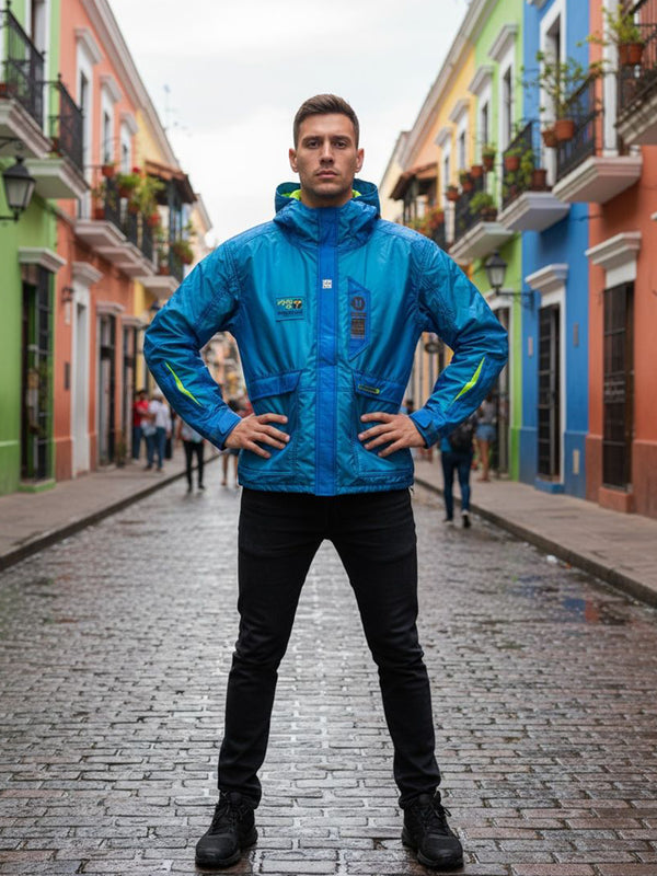 Jacket Flat Azul Electric