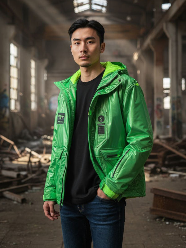 Jacket Flat Neón Green