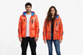 Jacket Flat Orange THEMENCIA unisex - pareja