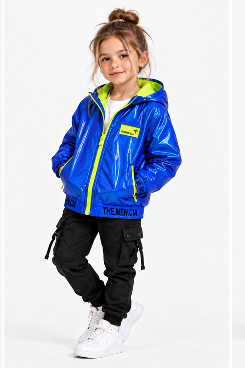 Jacket Electric Azul Ultra Kids THEMENCIA - niña
