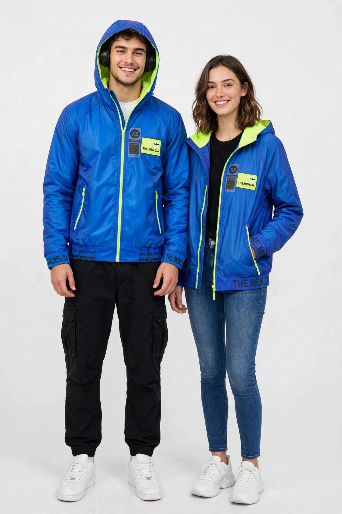 Jacket Electric Blue adulto unisex — pareja