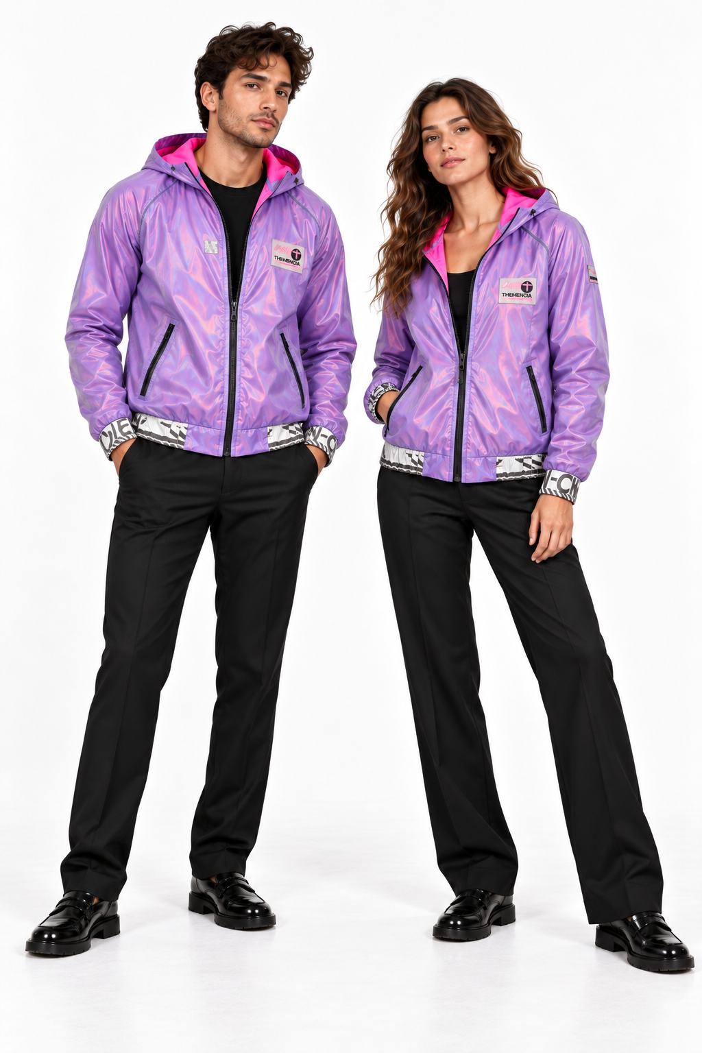Jacket Electric Lila adulto — pareja