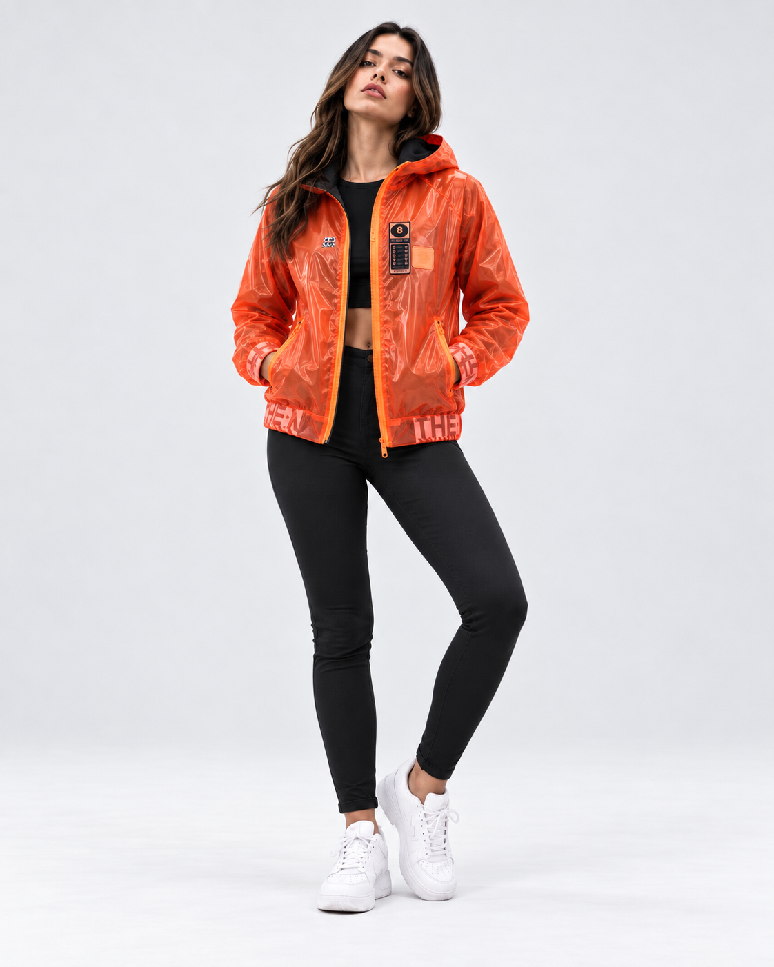 New Jacket Electric Orange adulto THEMENCIA - mujer