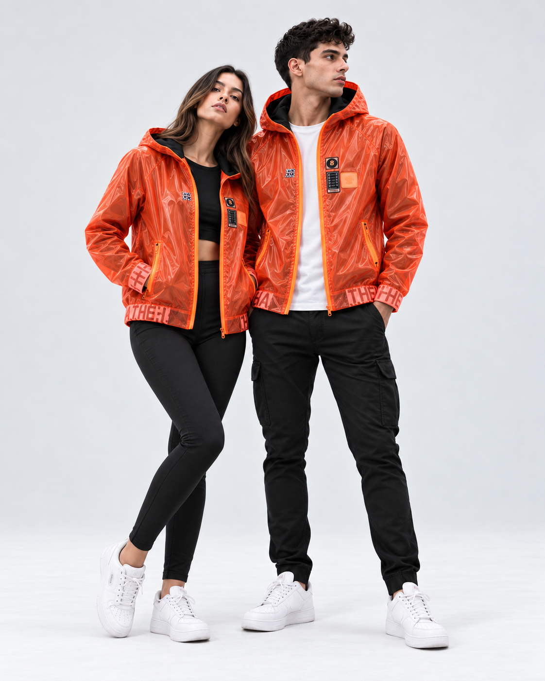 New Jacket Electric Orange adulto THEMENCIA - unisex