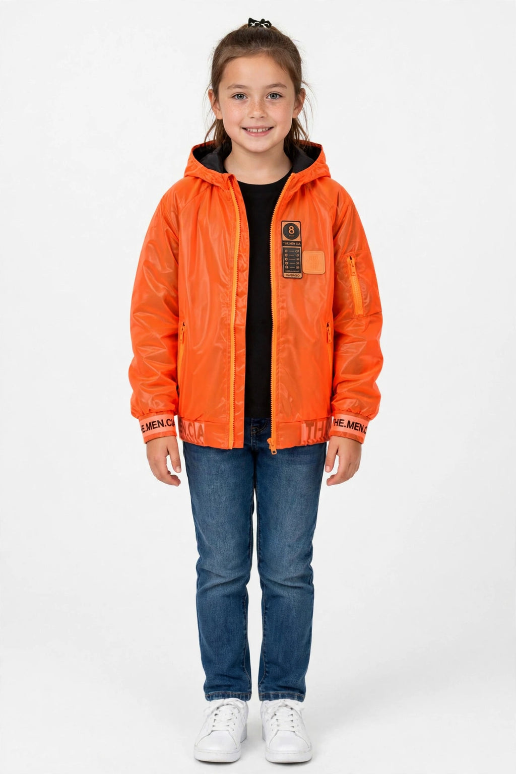 Jacket Electric Orange Kids THEMENCIA - niña