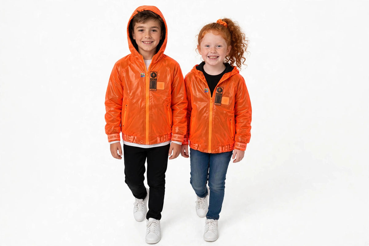 Jacket Electric Orange Kids THEMENCIA - niño y niña