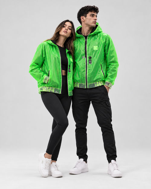Jacket Electric Verde adulto unisex - pareja